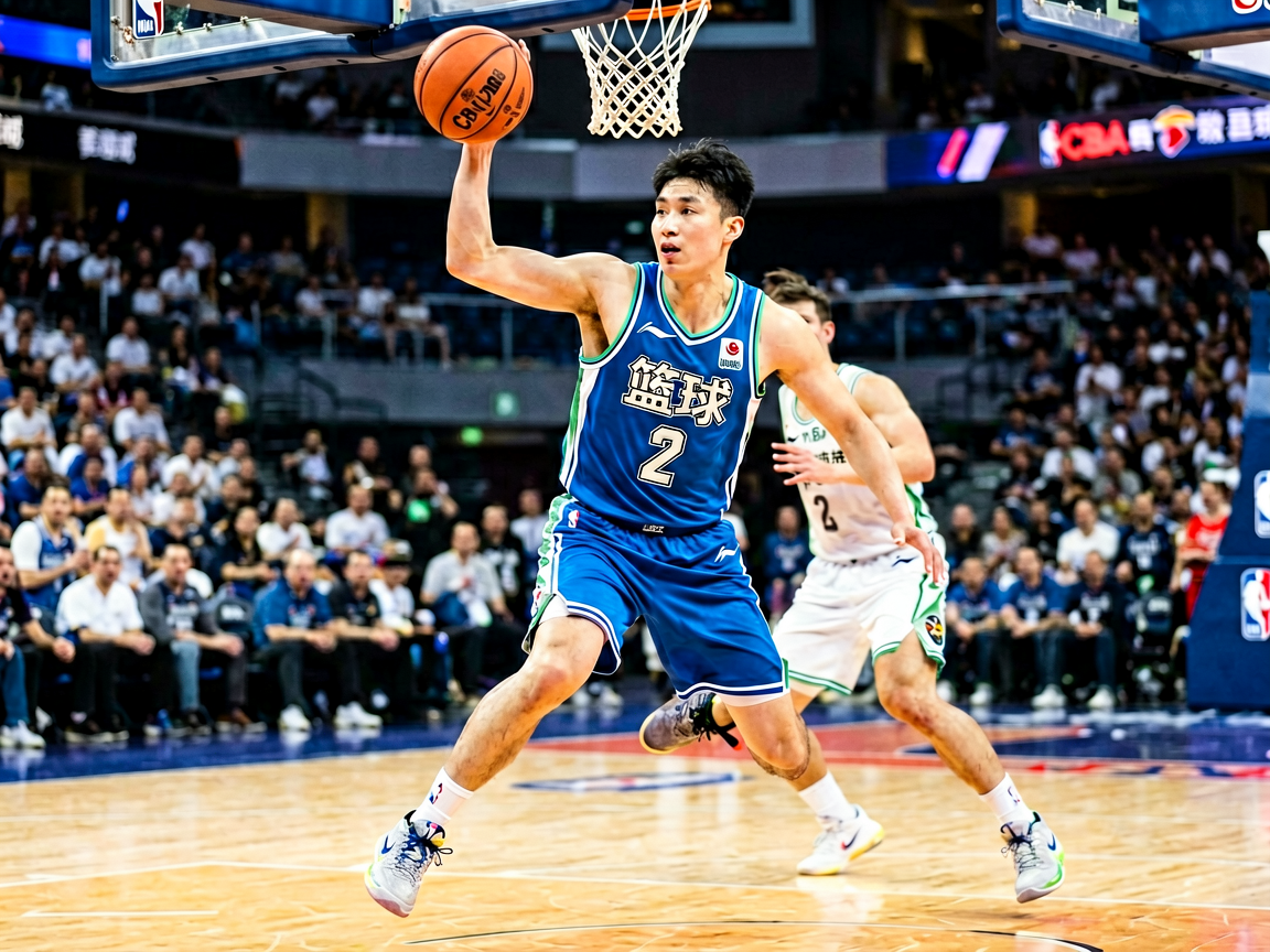 篮球赛事动态，NBA与CBA联赛精彩比赛场景